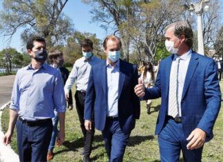 Bordet y Wado De Pedro visitaron Gualeguaychú