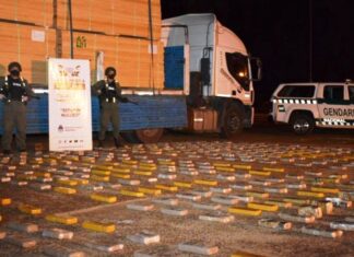 Fue detenido con más de 380 kilos de marihuana