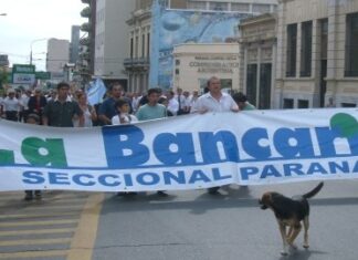 Bancarios ejecutan un nuevo paro en el Santander