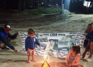 Una estrella amarilla para recordar el crimen de Catriel