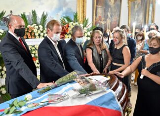 Gobernadores de la Región Centro despidieron a Busti