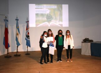 alumnos de 6°B del turno mañana