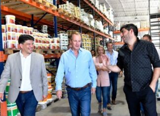 Gustavo Bordet destacó el apoyo para los productores