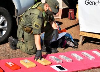 Decomisaron 91 kilos de droga