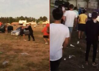 Jóvenes alcoholizados atacaron a policías