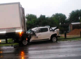 Dos heridos tras un triple choque en ruta 39