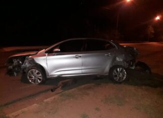 Auto chocó la Capilla San José