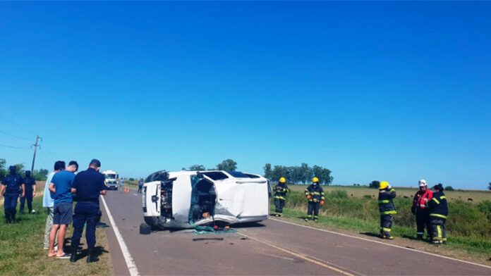 Pagina 7 10 de febrero 2022 Volcó camioneta con profesionales de salud