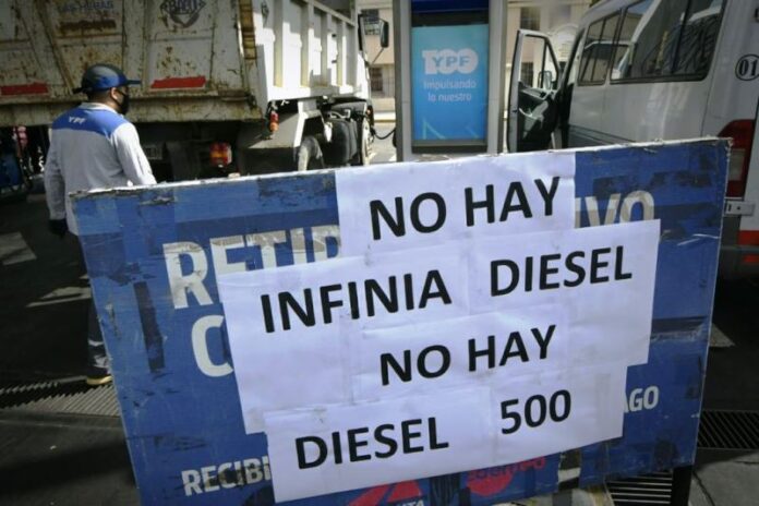 p8 - Se agrava el faltante de combustible