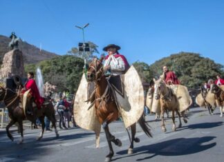 En Salta desfilaron más de 7 mil gauchos