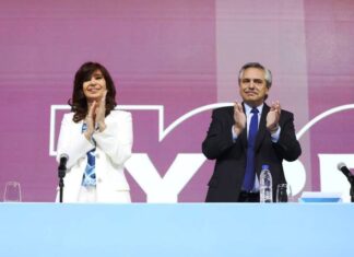 Alberto Fernández y Cristina Kirchner almorzaron en Olivos en una pausa de la corrida cambiaria