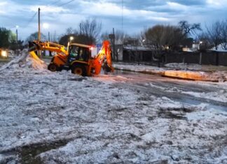 El Gobierno coordina el envío de asistencia a distintos puntos de la provincia afectados por las lluvias y el granizo