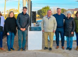 Inauguraron las obras de red cloacal en Herrera