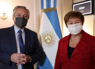 El Presidente se reúne con Georgieva en Nueva York