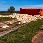 Pagina 7 Un camión volcó su carga sobre la ruta 14