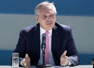 Alberto Fernández encabeza el acto del aniversario del Servicio Meteorológico