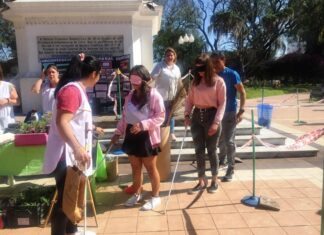 Nuestra ciudad recordó el Día del Bastón Blanco