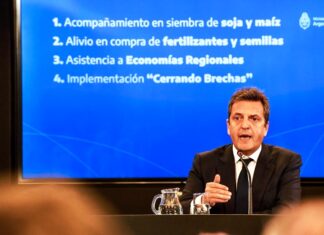 Sergio Massa presentó los resultados del dólar soja