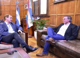 Bordet habló con Bahillo de consorcios camineros