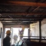 p5 bomberos – incendio en garaje3