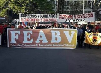 Bomberos entrerrianos se declararon en estado de alerta y movilización