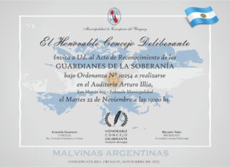 Hoy se realizará la ceremonia de reconocimiento a los «Guardianes de la Soberanía» en el Illia