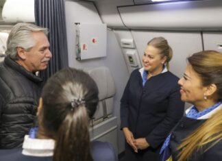 El Presidente llegó al país