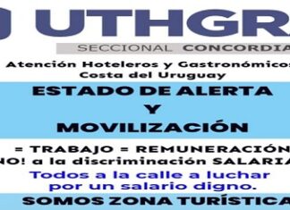 Gastronómicos y hoteleros se declararon en estado de «alerta y movilización»