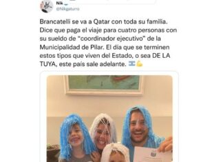 Nik cuestionó el viaje de Diego Brancatelli al Mundial: «Cuando se terminen estos tipos que viven del Estado, el país sale adelante»