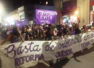 Uruguayenses protestaron contra la violencia machista