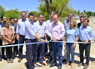 De Pedro, Bordet y Cresto recorrieron diversas obras