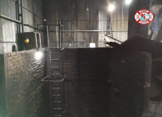 Trabajador cayó en un habitáculo de 4 metros en el Parque Industrial