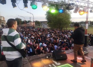 Ocho mil personas asistieron a los festejos de Navidad