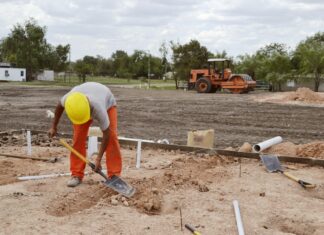 Ya se levanta el nuevo complejo habitacional para los municipales