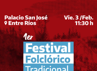 El próximo viernes se llevará a cabo el 1er Festival folclórico «3 de febrero» en el Palacio