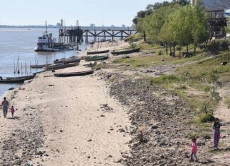 Advierten que es “preocupante” la bajante del Río Paraná
