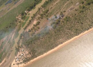 Se registran dos focos de incendios en islas del Delta entrerriano
