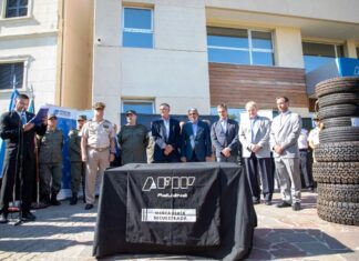 GUALEGUAYCHÚ. Aduana entregó cubiertas a fuerzas de seguridad