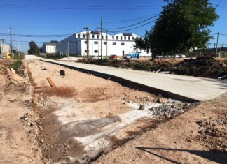 Concluyó la pavimentación en el Parque Industrial