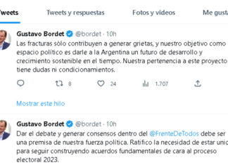 Bordet dijo no compartir la decisión de Kueider
