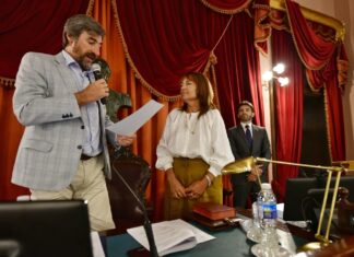 Ángel Giano fue reelegido unánimemente para presidir la Cámara de Diputados