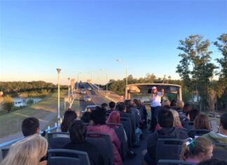 Más de 600 turistas usaron en el micro descapotable