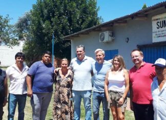 Rogelio Frigerio recorrió la ciudad junto a Aníbal Steren