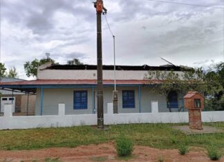 Acordaron ejecutar una obra de emergencia en escuela afectada por el temporal
