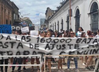 Polo obrero. Protestaron por bajas en Potenciar Trabajo