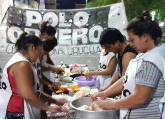 El Polo Obrero se sumó al acampe piquetero nacional