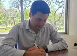 Gustavo Bastian firmó un convenio para el asfaltado de 23 cuadras en San José