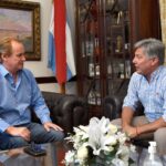 Gustavo Bordet repasó con el titular del Iapser el plan de acción y los proyectos de la compañía estatal