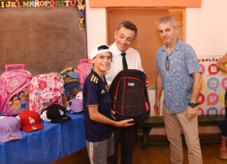 Entregaron mochilas a niños del Centro Integrador Comunitario