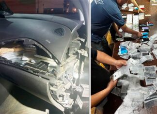 La Aduana incautó 12.000 dólares y 116 celulares